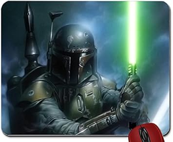 Entertainment Star Wars Filmen Lichtschwerter Boba Fett Star Treiber Maus Pad 25 9 X 21 1 X 0 3 Cm Amazon De Burobedarf Schreibwaren
