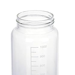 Moonetto 2 Pack 1000 mL Wide Mouth Graduated Round