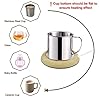 Coffee Mug Warmer for Office/Home Use (Light wood)