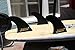 South Bay Board Co. - Surfboard Fins & FCS Surfboard Fins -3 Fin Thruster Sets & 4 Fin Quad Sets - Fin Key & Extra Fin Screw Included - Bamboo Fiberglass & Plastic Fin Options