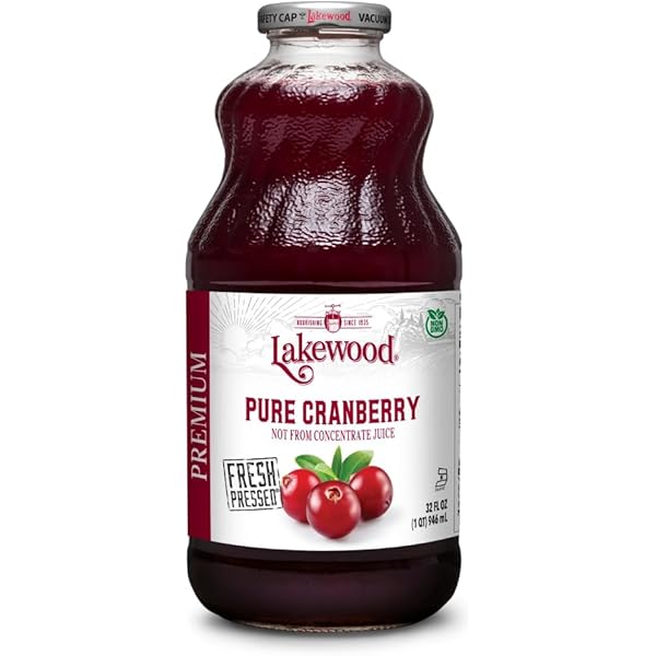 Amazon.com : LAKEWOOD Organic Cranberry Juice Blend, 32 FZ : Fruit