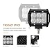 Auxbeam 4″ LED Pods 18W Flood LED Light Bar 1800lm Driving light Off Road Lights for SUV ATV UTV Trucks Pickup Jeep Lamp (Pack of 2)thumb 2