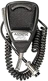 Astatic - 636L Noise Canceling 4-Pin CB Microphone, Rubberized Black BULK
