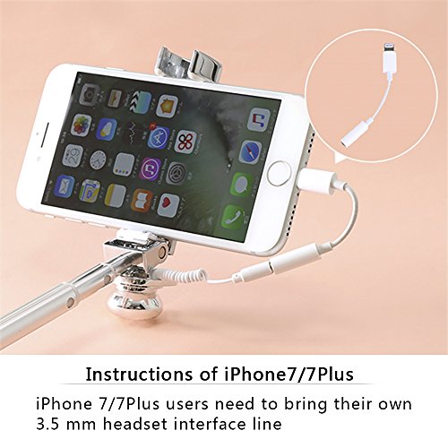 Selfie Stick, ProCIV Portable Selfie Sticks for iPhone 6 6s Plus 5s Samsung S7 S6 S5 S4 Note 2 3 4 5 Android Smart Phones Pocket Size (Pink)