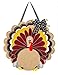 Evergreen Flag Turkey Burplap Door Décor with Festive 3-D Design