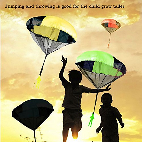 image for HLXY Parachute Toys 5PCS Throwing Parachute Men Toss It Up and Watch L