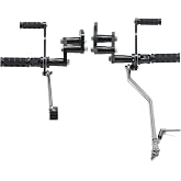 TOFR 12" Aluminum Forward Controls Footpegs for Harley Sportster 2004-2013 | Foot Controls Compatible with XL883 XL1200 Nightster Iron
