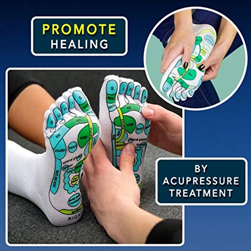 Acupressure Reflexology Socks Foot Massage Reflection Area Schematic Socks Physiotherapy Massage Relieve Reflexology… - Image 5