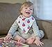 Baby Bandana Drool Bibs, Unisex 4 Pack Gift Set for Drooling and Teething Boys and Girls, Soft and Absorbent Cotton by Farnod Baby