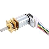 uxcell 3V 500RPM DC Micro Motor with Encoder Speed Velocity Measurement for Mini Car Balance Motor Encoder DIY