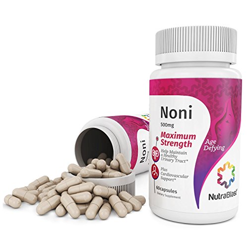 NutraBlast Noni Fruit 500Mg Extract Antioxidant - Supports Proper Digestion, Low Cholesterol, Cardiovascular System, Hair, Skin, and Eye Health - Made in USA (60 Capsules) NutraBlast Noni Fruit 500Mg Extract Antioxidant - Supports Proper Digestion, Low Cholesterol, Cardiovascular System, Hair, Skin, and Eye Health - Made in USA (60 Capsules)