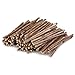 Tinksky 10CM Long 0.3-0.5CM in Diameter Wood Log Sticks for DIY Crafts Photo Props 100pcs (Wood Color)