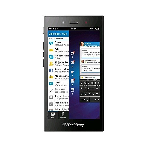 BlackBerry STJ100-1, Z3 Factory Unlocked, Touchscreen, 4G Smartphone, 5MP Camera, 8 GB - Black (Renewed)