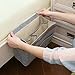 Kenley Bedside Caddy - Bed Skirt Storage 7-Pocket Organizer for Bedroom, College Dorm Room, Bunk, Loft Beds, Sofa - Under Mattress Holder Bag 9