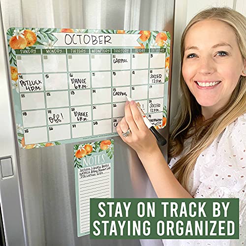 Dry Erase Calendar for Fridge Clementine Fridge