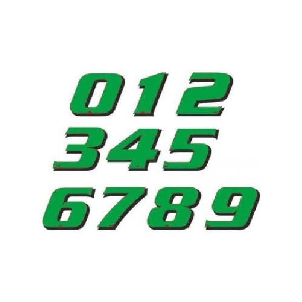 Puig 4258G Number 5 Sticker, 115 mm, Yellow, Pack of 5