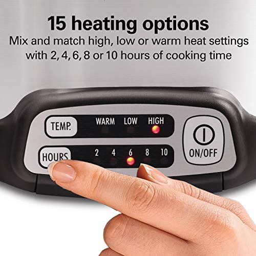 Hamilton Beach 33663 Programmable Slow Cooker StovetopSafe Sear & Cook