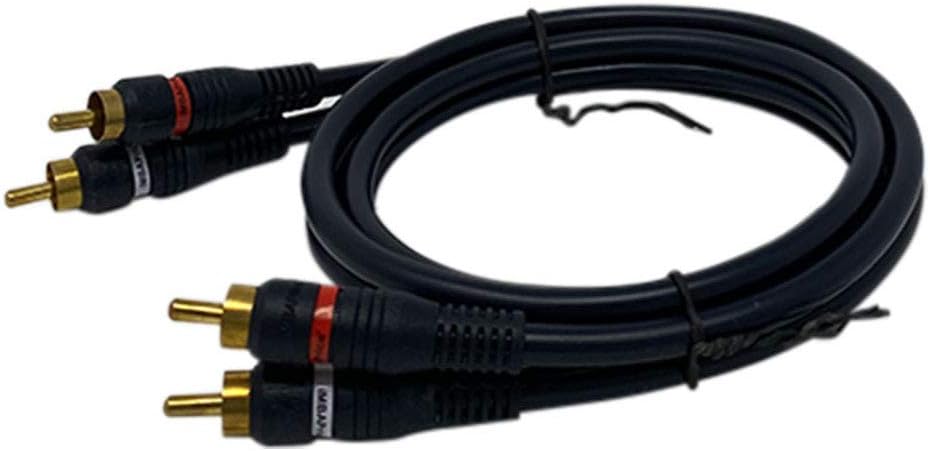 iMBAPrice 3 feet 2RCA Male to 2RCA Male Home Theater Audio Cable (3 Feet, Black): Home Audio & Theater