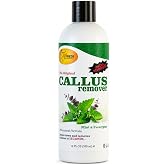 SPA REDI Professional Callus Remover Gel, Smooths Dry Heels, 12 oz | Mint and eucalyptus gel exfoliates calluses for salon pedicures or at-home foot care; cruelty free and sulfate free.