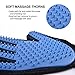 Petacc Dog Deshedding Glove Dog Grooming Glove Brush For Long and Short Hair Pet 1 Right Hand