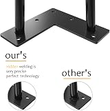 WINSOON 4Pcs 45 cm Hairpin Table Legs 450 Lbs Mid Century Modern Black view 4