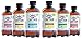 Captain Kombucha - Kombucha Tea, Natural Fermented Probiotic Drink, Raw Living Food, No Preservatives, No Artificial Colors or Flavors, non Pasteurized, Raw and Vegan - 8 x 13,5oz (MixBox)