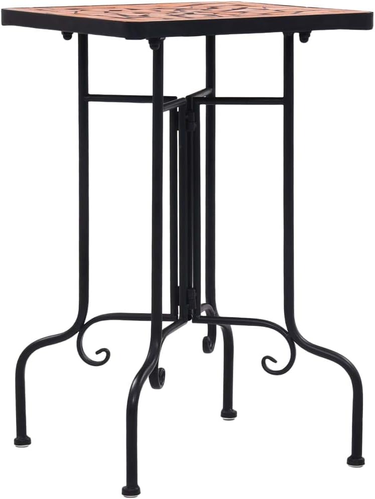 Side Tables Garden Outdoors Vidaxl Mosaic Side Table Plant Tables Flower Desks Balcony Table Bistro Outdoor Garden Patio Furniture Black And White Ceramic