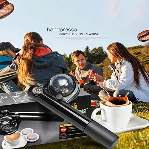 1yess Tragbare Kaffeemaschine Reisen im Freien Konzentrat Handdruckart Kaffeemaschine Haushalts Mini Kaffeekanne – Bild 7