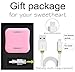 SINOELE Portable Mini Power Bank 10000mAh External Battery Pack Dual USB Chargers Universal for iPhone,iPad,Samsung,Huawei and More (Pink)