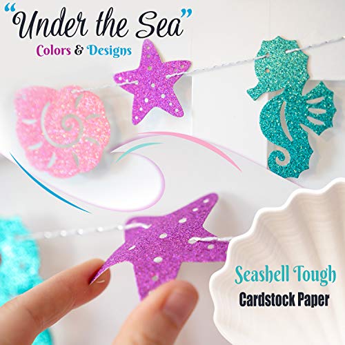 2 Mermaid+Happy+Birthday+Banner+Pre+assembled