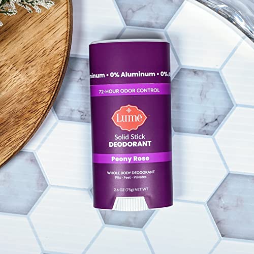 Lume Solid Deodorant Stick Whole Body Deodorant AluminumFree