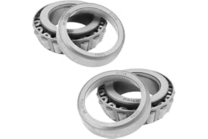 QJZ SET15 - Cone: 07100 Race: 07204 Tapered Roller Bearing 1" x 2.047" x 0.591" (ID x OD x W) | 25.4 mm x 51.994 mm x 15.011 mm (ID x OD x W) Wheel, Axle, Transfer Case Output Shaft Bearings - 2 Sets