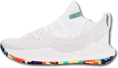 curry 5 white confetti