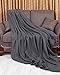 Utopia Bedding Fleece Blanket Twin Size Grey Soft Warm Bed Blanket Plush Blanket Microfiber