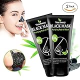Blackhead Remover Black Mask- (2 Pack )Purifying Peel-off Mask Deep Cleansing by Vena Beauty 120g