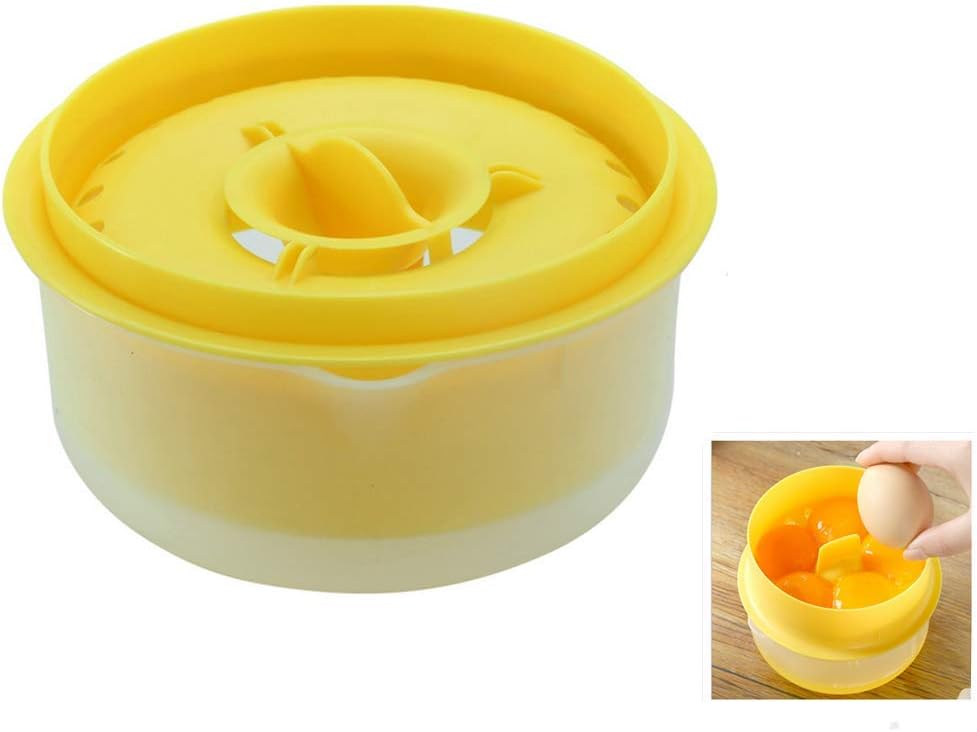 Egg yolk separator, unique egg white and egg yolk filter