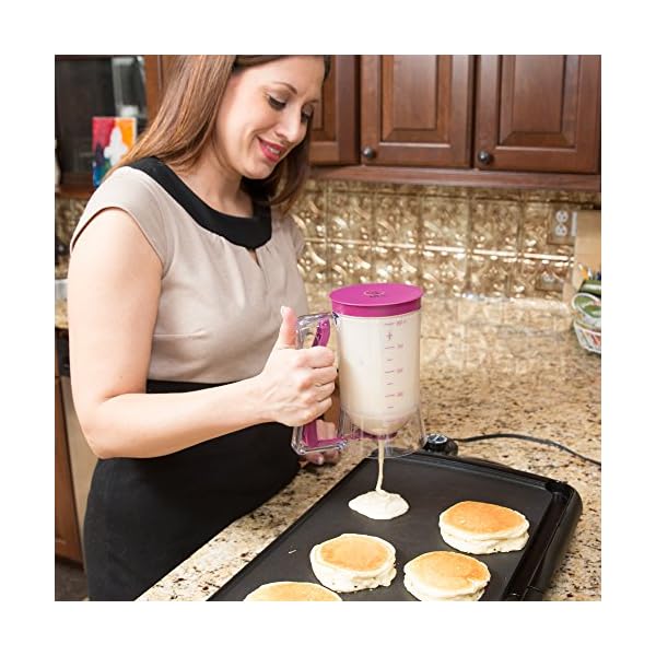KPKitchen Pancake Batter Dispenser Kitchen Must Have Tool for Perfect Pancakes, Cupcake