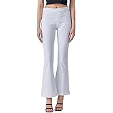 Cello Jeans Women's Mid Rise Comfort Stretch Pull On Flare Jeggings