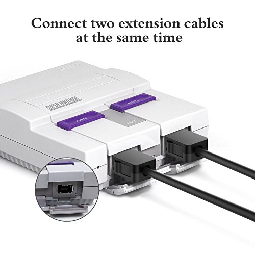 image for MoKo Extension Cable for SNES Classic Controller, [2 Pack] 3M (10ft) E