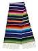 El Paso Designs Mexican Yoga Blanket - 51 x 74 inches - Colorful Studio Mexican Falsa Blanket - Ideal for Yoga, Camping, Picnic, Beach Blanket, Bedding, Home Decor Soft Woven