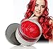 Harajuku Style Styling Products Hair Color Wax Dye One-time Molding Paste Seven Colors Hair Dye Wax Hair Dyes (Red)