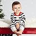 Burt's Bees Baby Organic Snap Shoulder Stripe Coverall