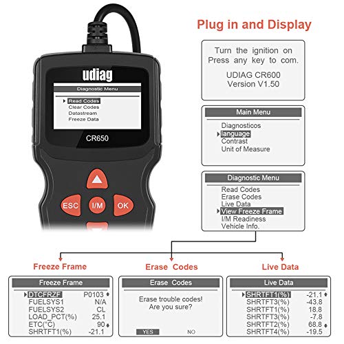 Obd2 Scanner OBD Car Diagnostic Tool Automotive Code Scanners Reader