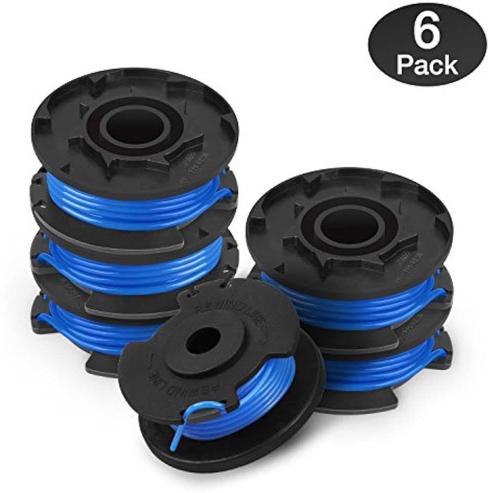 Line String Trimmer Replacement Spool, 0.065Inch Autofeed Spools