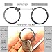 BANG TI Titanium Nail-Saving Flexible Keyrings (K2, 32mm/1.26