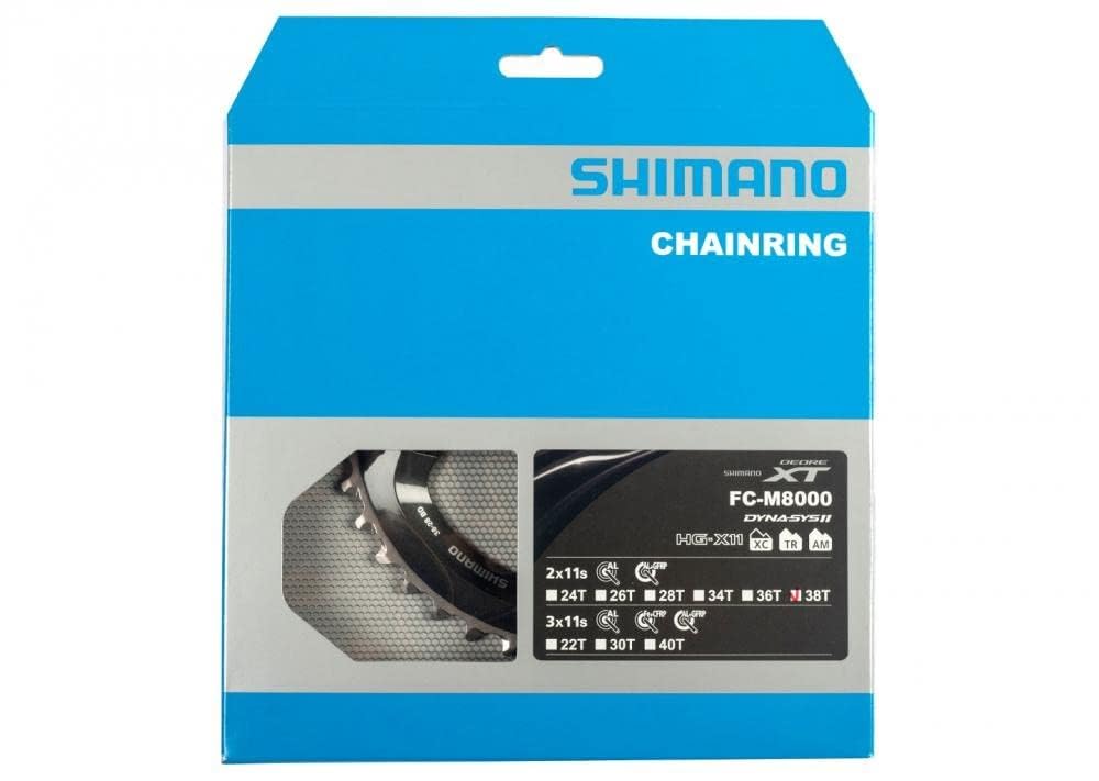 Shimano FC-M8000 chainring 38T-BD for 38-28T