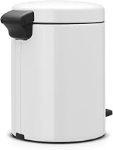 Brabantia 112065 newIcon Pedal Bin 5 L White with Inner Bucket view 4
