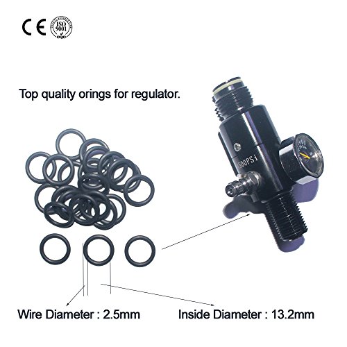 Outdoor Guy HPA Air Tank Regulator all O-Rings Polyurethane orings X10bags