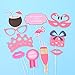 Flamingo Party Supplies Photo Booth Props for Summer Tropical Party Decoration Hawaiian Luau Party Supplies Wedding Festivals Crafts