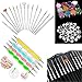 Glam Hobby 20pc Nail Art Manicure Pedicure Beauty Painting Polish Brush and dotting Pen Tool Set For Natural, False, Acrylic and Gel Nails